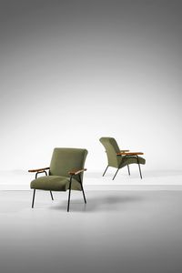 NAKAI TAICHIRO (n. 1954) - Coppia di poltrone, prodotto da Rossi D'Albizzate per La Selettiva del mobile Cant�