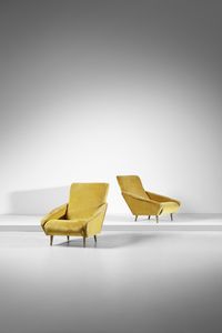 PONTI GIO (1891 - 1979) - Coppia di poltrone 807 Distex