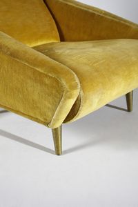 PONTI GIO (1891 - 1979) : Coppia di poltrone 807 Distex  - Asta DESIGN E ARTI DECORATIVE DEL NOVECENTO Tradizionale - Associazione Nazionale - Case d'Asta italiane