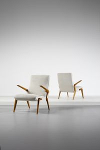 BORSANI OSVALDO (1911 - 1985) - Coppia di poltrone P71 per Tecno