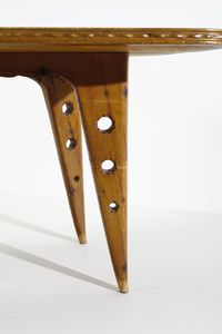 JORIO PIER CARLO (1927 - 2016) : Tavolo da pranzo  - Asta DESIGN E ARTI DECORATIVE DEL NOVECENTO Tradizionale - Associazione Nazionale - Case d'Asta italiane