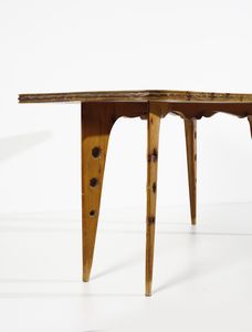 JORIO PIER CARLO (1927 - 2016) : Tavolo da pranzo  - Asta DESIGN E ARTI DECORATIVE DEL NOVECENTO Tradizionale - Associazione Nazionale - Case d'Asta italiane