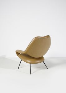 RINALDI GASTONE (1920 - 2006) : Coppia di poltrone Du55 per Rima  - Asta DESIGN E ARTI DECORATIVE DEL NOVECENTO Tradizionale - Associazione Nazionale - Case d'Asta italiane