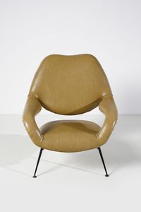 RINALDI GASTONE (1920 - 2006) : Coppia di poltrone Du55 per Rima  - Asta DESIGN E ARTI DECORATIVE DEL NOVECENTO Tradizionale - Associazione Nazionale - Case d'Asta italiane