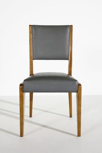 PONTI GIO (1891 - 1979) : Sei sedie  - Asta DESIGN E ARTI DECORATIVE DEL NOVECENTO Tradizionale - Associazione Nazionale - Case d'Asta italiane