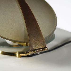 INGRAND MAX (1908 - 1969) : Lampada da tavolo Conchiglia per Fontana Arte  - Asta DESIGN E ARTI DECORATIVE DEL NOVECENTO Tradizionale - Associazione Nazionale - Case d'Asta italiane