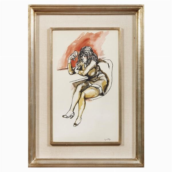 GUTTUSO RENATO : RENATO GUTTUSO  - Asta ASTA A TEMPO | ARTE MODERNA E CONTEMPORANEA - Associazione Nazionale - Case d'Asta italiane