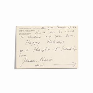 CHRISTO AND JEANNE CLAUDE  - Asta ASTA A TEMPO | ARTE MODERNA E CONTEMPORANEA - Associazione Nazionale - Case d'Asta italiane