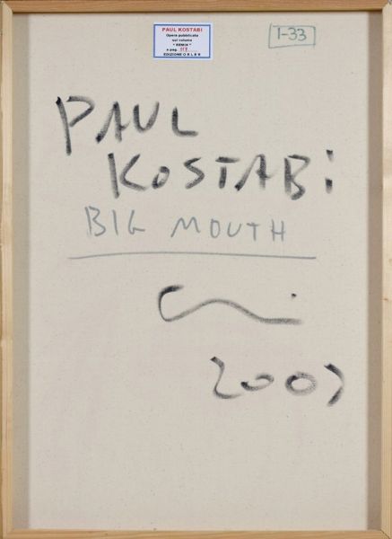 PAUL KOSTABI : Big mouth  - Asta 76° ASTA DI ARTE MODERNA E CONTEMPORANEA - Associazione Nazionale - Case d'Asta italiane