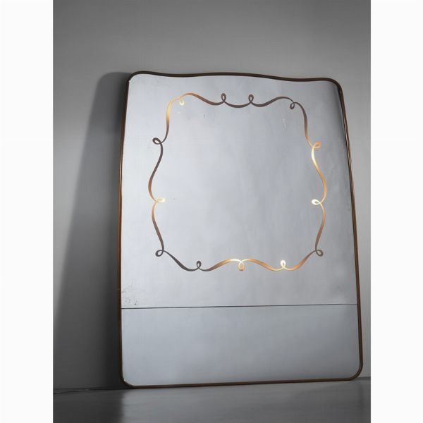 GRANDE SPECCHIERA CON DECORO RETROILLUMINATO  - Asta SPOTLIGHT DESIGN - Associazione Nazionale - Case d'Asta italiane