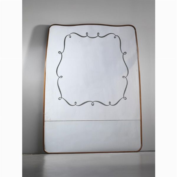 GRANDE SPECCHIERA CON DECORO RETROILLUMINATO  - Asta SPOTLIGHT DESIGN - Associazione Nazionale - Case d'Asta italiane