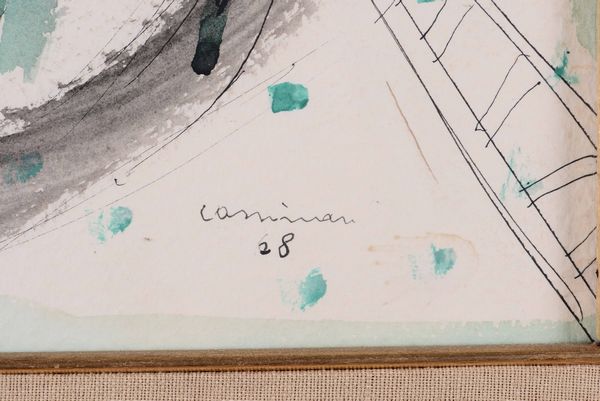 Bruno Cassinari : Senza titolo (Galli)  - Asta Arte moderna e contemporanea  - Associazione Nazionale - Case d'Asta italiane