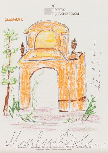 Umberto Eco : Senza titolo  - Asta Arte moderna e contemporanea  - Associazione Nazionale - Case d'Asta italiane