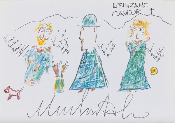 Umberto Eco : Senza titolo  - Asta Arte moderna e contemporanea  - Associazione Nazionale - Case d'Asta italiane