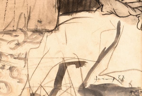 Gianfranco Ferroni : Uomo e donna  - Asta Arte moderna e contemporanea  - Associazione Nazionale - Case d'Asta italiane