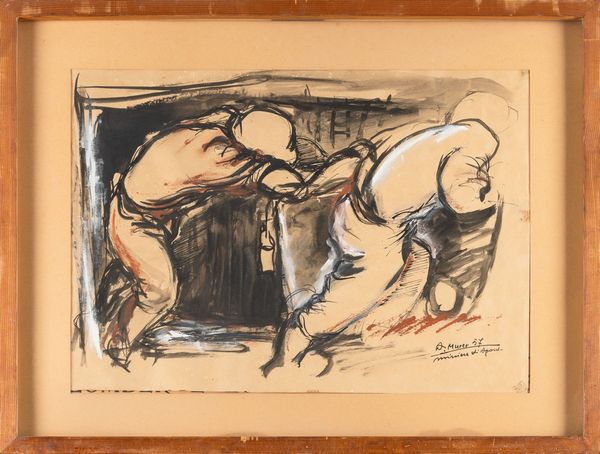 AUGUSTO MURER : Miniera di Agordo  - Asta Arte moderna e contemporanea  - Associazione Nazionale - Case d'Asta italiane