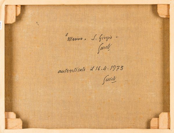 VIRGILIO GUIDI : Marina. San Giorgio  - Asta Arte moderna e contemporanea  - Associazione Nazionale - Case d'Asta italiane