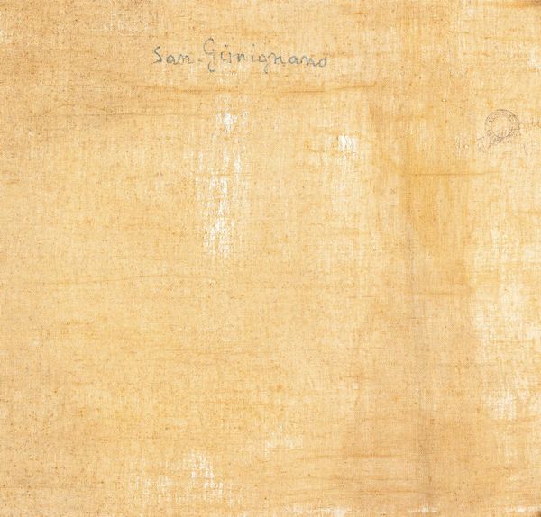 Raffaele De Grada : San Gimignano  - Asta Arte moderna e contemporanea  - Associazione Nazionale - Case d'Asta italiane