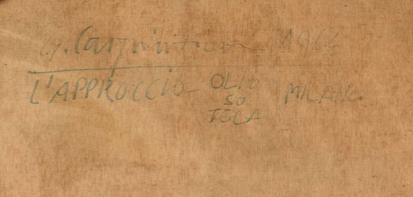 Giorgio Carpintieri : L�approccio  - Asta Arte moderna e contemporanea  - Associazione Nazionale - Case d'Asta italiane