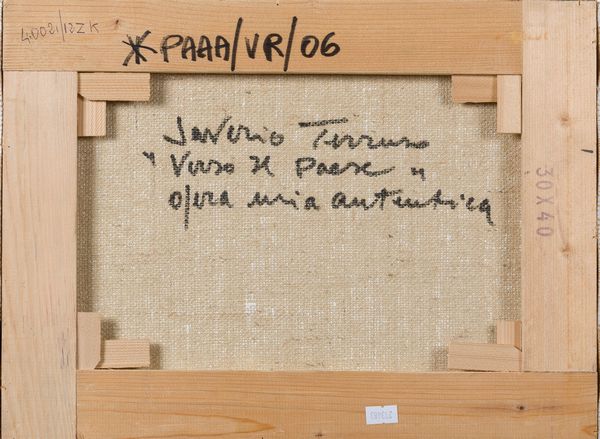 Saverio Terruso : Verso il paese  - Asta Arte moderna e contemporanea  - Associazione Nazionale - Case d'Asta italiane