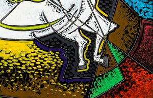 Pippo Oriani : Il cavallino del circo  - Asta Arte moderna e contemporanea  - Associazione Nazionale - Case d'Asta italiane