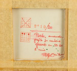 Pippo Oriani : Poeta  - Asta Arte moderna e contemporanea  - Associazione Nazionale - Case d'Asta italiane