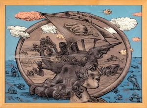 Giorgio Carpintieri : Falso vero  - Asta Arte moderna e contemporanea  - Associazione Nazionale - Case d'Asta italiane