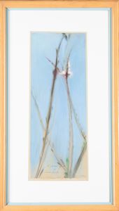 Piero Guccione : Il primo fiore di mandorlo  - Asta Arte moderna e contemporanea  - Associazione Nazionale - Case d'Asta italiane