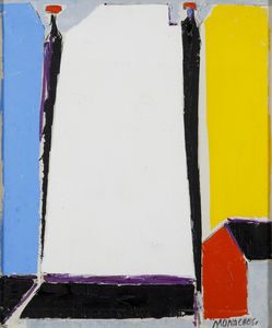 Sante Monachesi - Senza titolo (Case)