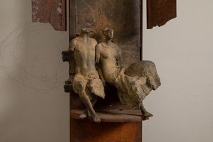 Ugo Riva : Davanti al mistero  - Asta Arte moderna e contemporanea  - Associazione Nazionale - Case d'Asta italiane