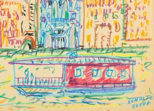 RAOUL SCHULTZ : Senza titolo  - Asta Arte moderna e contemporanea  - Associazione Nazionale - Case d'Asta italiane