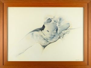 Renzo Vespignani : Nudo  - Asta Arte moderna e contemporanea  - Associazione Nazionale - Case d'Asta italiane