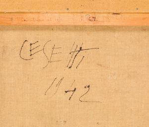 GIUSEPPE CESETTI : Cavalli al pascolo (Cavallino al sole)  - Asta Arte moderna e contemporanea  - Associazione Nazionale - Case d'Asta italiane