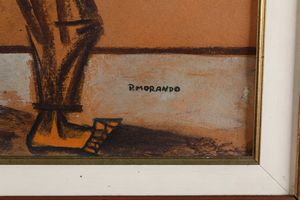 Pietro Morando : Il taglialegna  - Asta Arte moderna e contemporanea  - Associazione Nazionale - Case d'Asta italiane