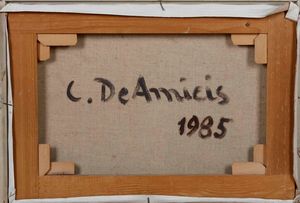 Cristoforo De Amicis : Senza titolo  - Asta Arte moderna e contemporanea  - Associazione Nazionale - Case d'Asta italiane