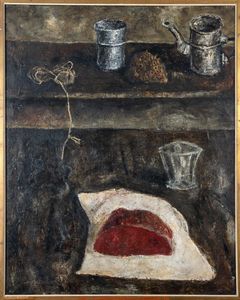 Giuseppe Banchieri : Natura morta  - Asta Arte moderna e contemporanea  - Associazione Nazionale - Case d'Asta italiane