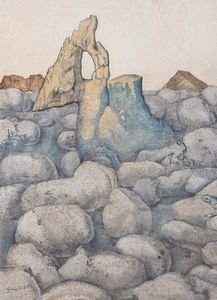 Carlo Guarienti : Rebus per un viaggiatore medievale  - Asta Arte moderna e contemporanea  - Associazione Nazionale - Case d'Asta italiane