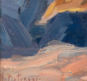 Alberto Pistoresi : Io e il vaso  - Asta Arte moderna e contemporanea  - Associazione Nazionale - Case d'Asta italiane