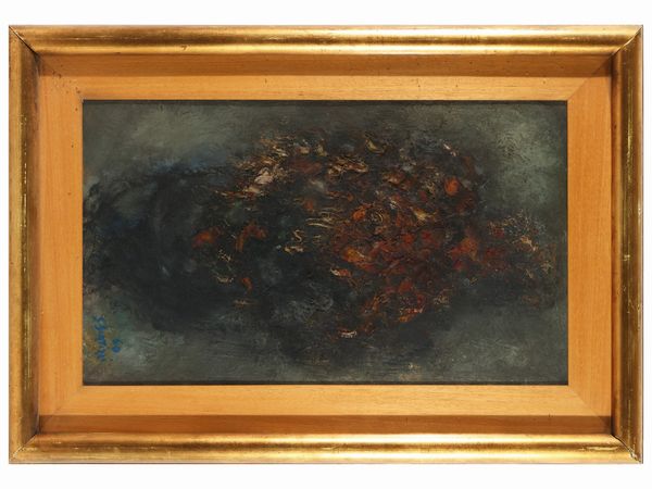 Sergio Scatizzi : Vaso di fiori 1960  - Asta La Collezione Bendinelli - Associazione Nazionale - Case d'Asta italiane