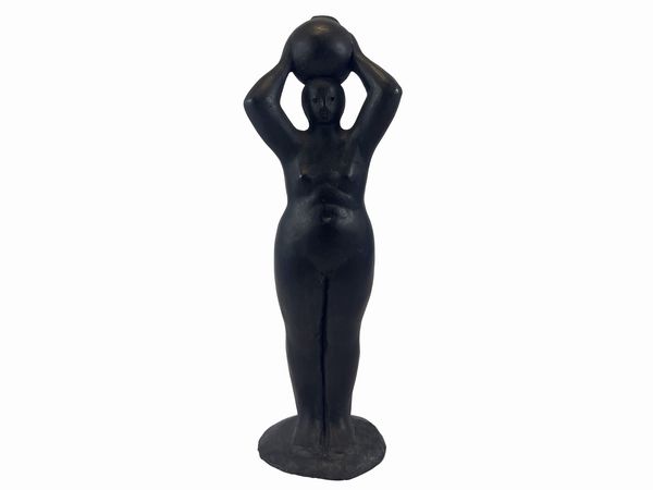 Luigi Galligani : Acquaiola  - Asta La Collezione Bendinelli - Associazione Nazionale - Case d'Asta italiane