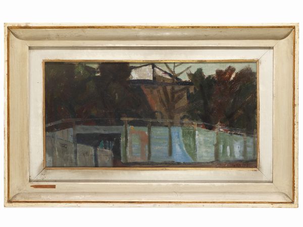 Renzo Grazzini : Paese  - Asta La Collezione Bendinelli - Associazione Nazionale - Case d'Asta italiane