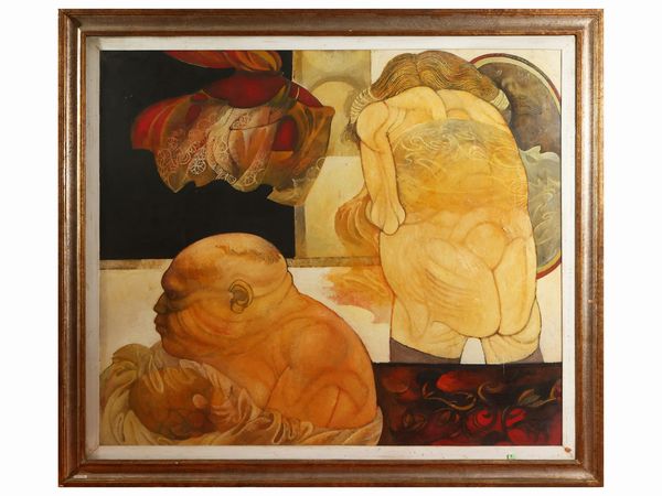 Giuliano Pini : Nozze d'oro 1966  - Asta La Collezione Bendinelli - Associazione Nazionale - Case d'Asta italiane