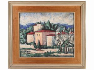 Sergio Scatizzi - Paesaggio Anni Cinquanta