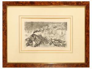 Lotto di grafica: Fernando Farulli, Renzo Vespignani e Xavier Bueno  - Asta La Collezione Bendinelli - Associazione Nazionale - Case d'Asta italiane