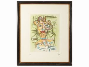 ENRICO BAJ - Ritratto