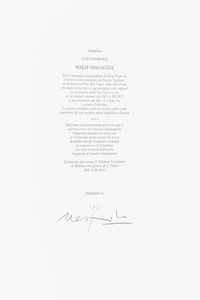 Ugo Nespolo : Solo immagini  - Asta Fotografia: Under 1K - Associazione Nazionale - Case d'Asta italiane