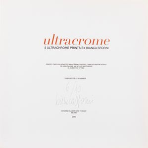 Bianca Sforni : Ultracrome  - Asta Fotografia: Under 1K - Associazione Nazionale - Case d'Asta italiane