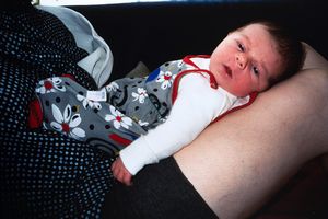 Nan Goldin - Fritz 5 days old, dalla serie Alf and Fritz / Volcano