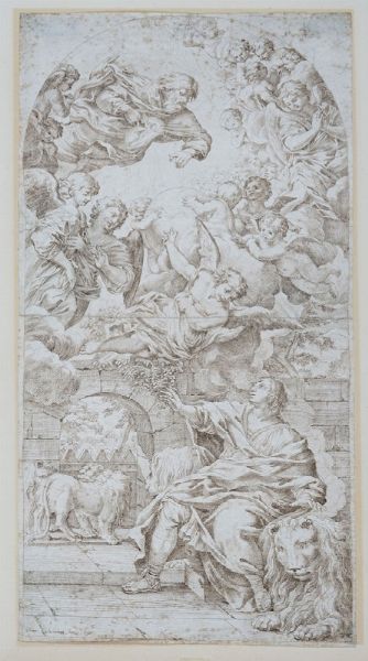 PETRO GIACOMO PALMIERI : Daniele nella fossa dei leoni.  - Asta Arte Antica, Moderna e Contemporanea - Associazione Nazionale - Case d'Asta italiane