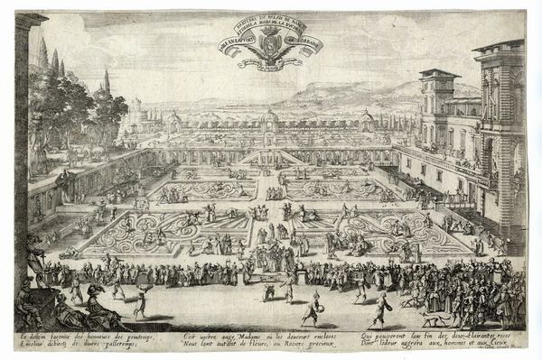 Jacques Callot : Le parterre de Nancy.  - Asta Arte Antica, Moderna e Contemporanea - Associazione Nazionale - Case d'Asta italiane